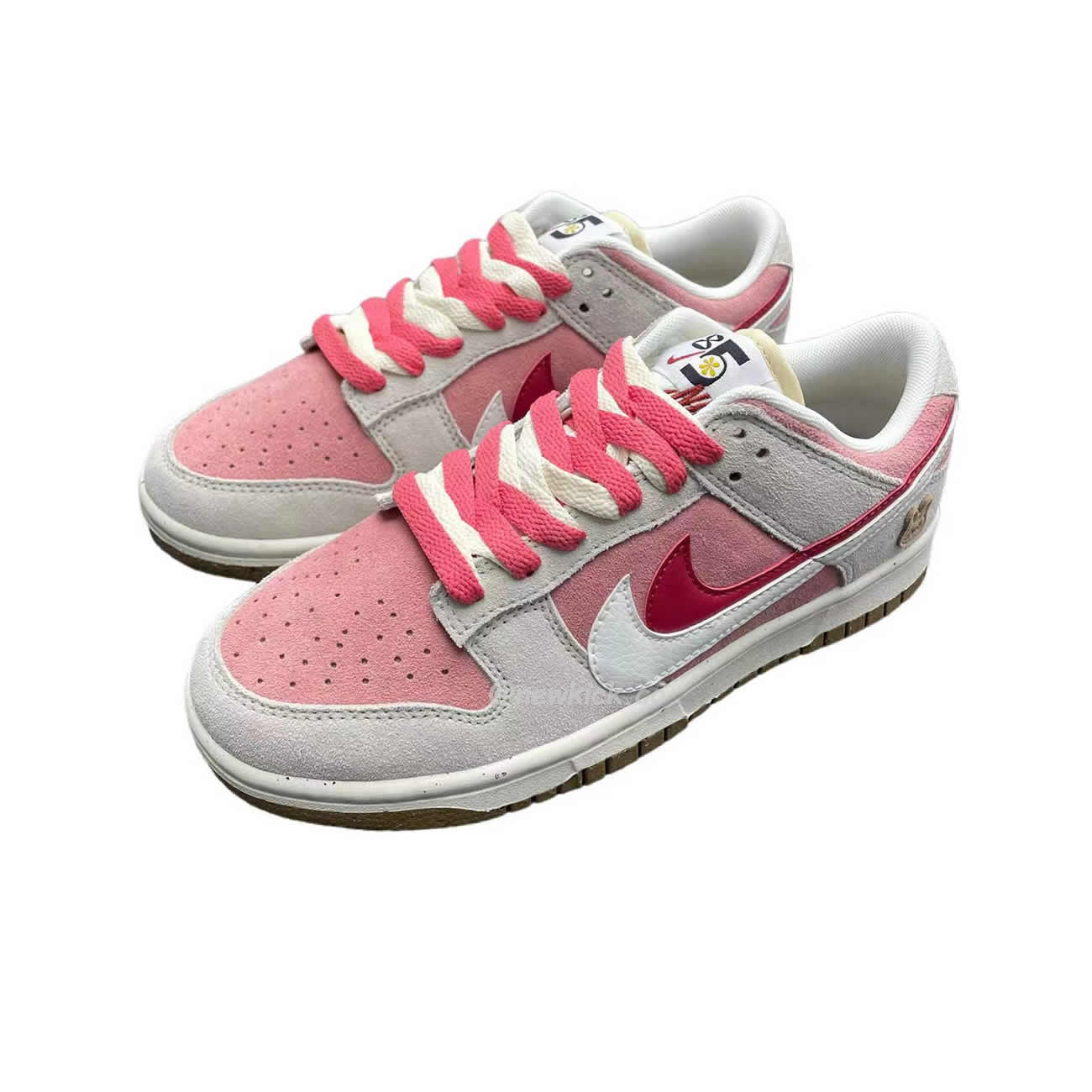Nike Sb Dunk Low Se 85 Double Swoosh Grey Pink Rabbit Do9457 117 (2) - newkick.org